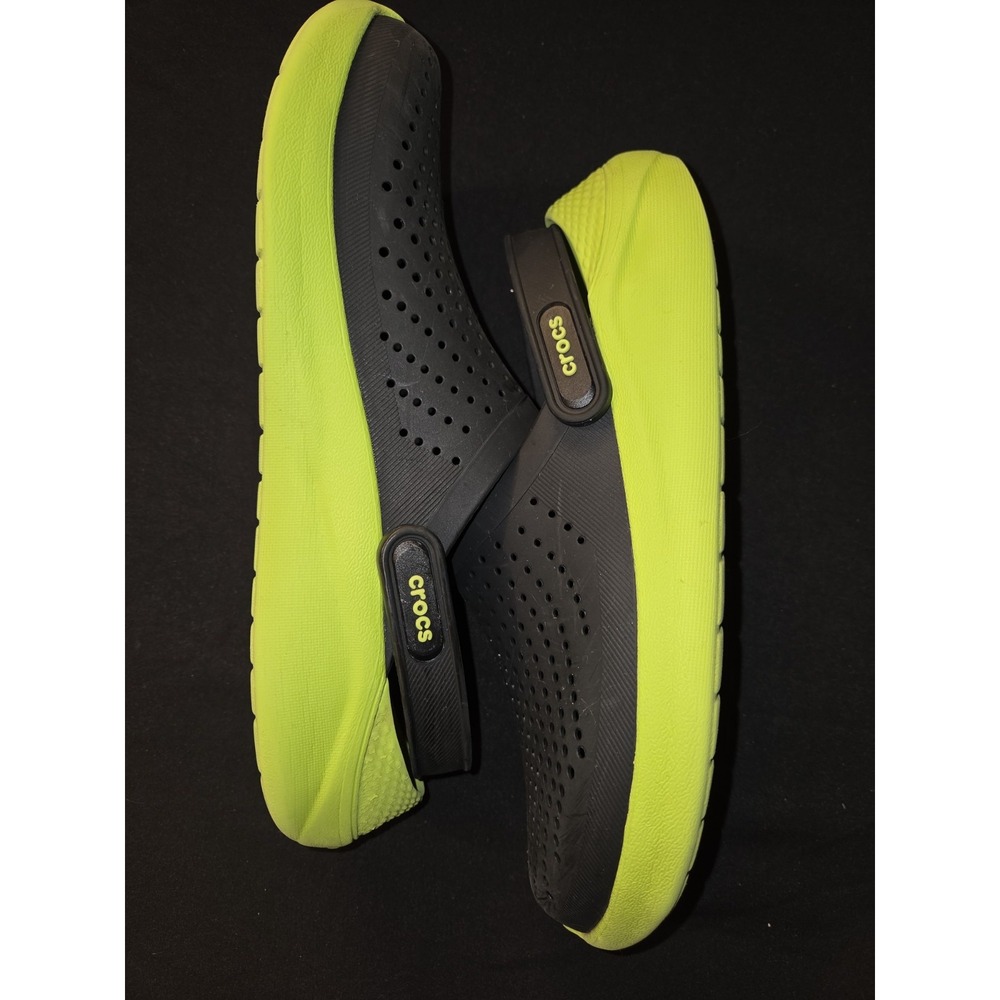 Crocs LiteRide Unisex US M7/W9 Clog Lime‎ Green Round Toe Casual Slip-On Shoes